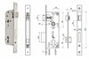 Serratura Da Infilare A Cilindro Bordo Quadro Nichelato Satinato 52X- - Mm.40 (Y52X00400S2) - 1 Pezzi Yale