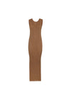 AKEP Vestito lungo costine Donna lurex da donna