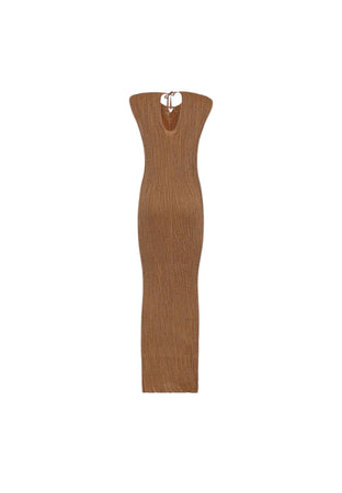 AKEP Vestito lungo costine Donna lurex da donna