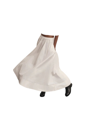 AKEP Gonna lunga a ruota Donna con elastico in vita da donna