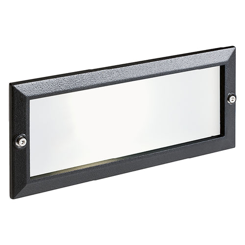 Segnapasso Incasso Rettangolare Aperto 'Escape' E27 - 10 W - Bianco - Sovil