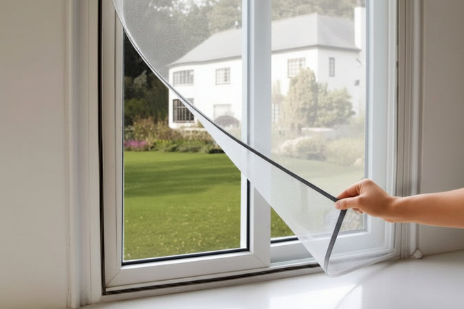 C Zanzariera Kit Strappo Porta 2X75X250 Bianco- 1,0 Pz