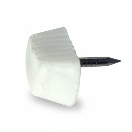 Reggipiano Con Chiodo Fisso Plastica Bianco**- 1000,0 Pz