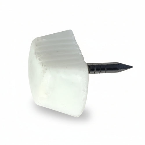 Reggipiano Con Chiodo Fisso Plastica Bianco**- 1000,0 Pz