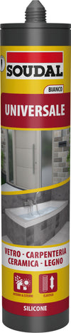 Soudal Silicone Acetico Universale Ml. 280 - Trasparente 12.00 Pz