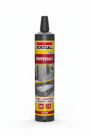 Soudal Silicone Acetico Universale Ml. 280 - Trasparente 12.00 Pz
