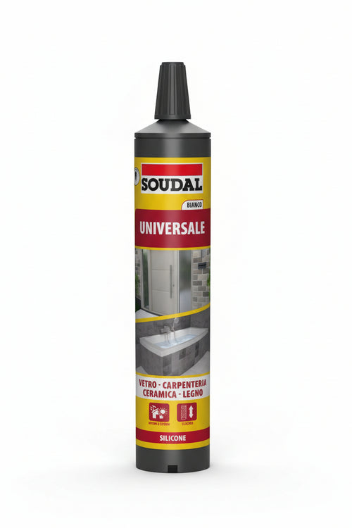 Soudal Silicone Acetico Universale Ml. 280 - Trasparente 12.00 Pz