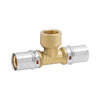Raccordo A T Femmina A Pressare Per Tubo Multistrato Modello Ap132 - 1/2 Ø16X2 - Ape
