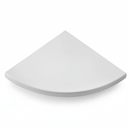 Mensola Angolo Squadrata Bianca 35X35X1,8 Cm- 5,0 Pz