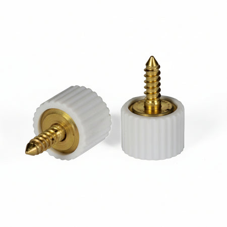 Reggipiano Ottone C/Gomma E Vite Bianco*- 250,0 Pz
