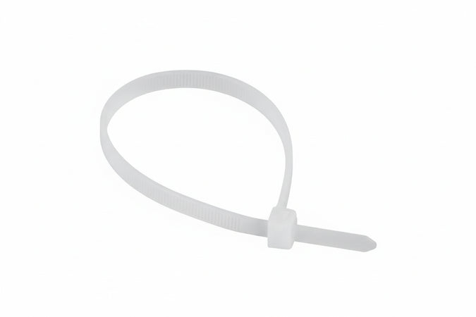 Fascetta Di Cablaggio - Mm 2,5X135 - Bianca - 100 Pezzi - Made In Italy