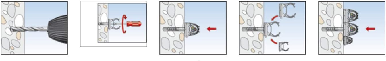 Fissatubo Chiuso In Nylon - Ø 16 - 1 Confezioni - Fischer