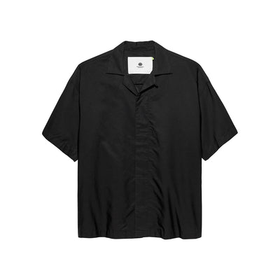 NEW AMSTERDAM Camicia New Amsterdam RATED SHIRT BLACK W/PRINT da uomo