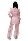 GAELLE Pantalone cargo in organza Donna Gaelle da donna