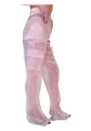 GAELLE Pantalone cargo in organza Donna Gaelle da donna