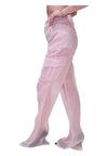 GAELLE Pantalone cargo in organza Donna Gaelle da donna