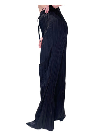 GAELLE Pantalone lungo plisse in raso Donna Gaelle da donna