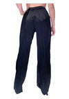 GAELLE Pantalone lungo plisse in raso Donna Gaelle da donna