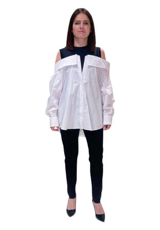 GAELLE Top smanicato con sovrapposizione di camicia Donna Gaelle da donna