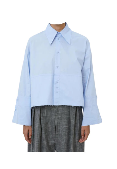 MEIMEIJ Camicia crop Donna sfrangiata da donna