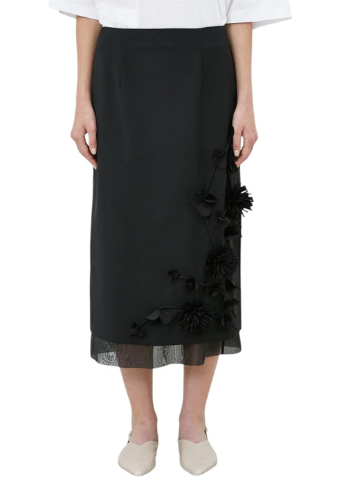 MEIMEIJ Gonna midi Donna con applicazione da donna