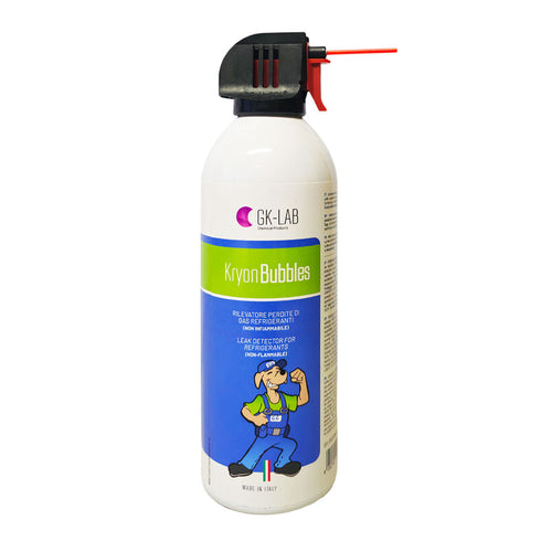 Cercafughe Schiumogeno Professionale Non Infiammabile Per Gas Refrigeranti Hfo,Hfc,R290,R744 In Bomb - 300 Ml - Ger