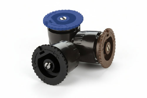 Testina F Rain Regolabile Per Irrigatori Pop-Up Rain- - Da 0Â° A 360Â° - Colore Blu 10A - 10 Pezzi Rain