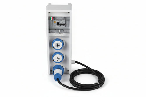 Quadro Ulisse Asc Portatile Con Maniglia 3 Prese Industriali Ip67- - Grigio 74127 - 1 Pezzi Fanton