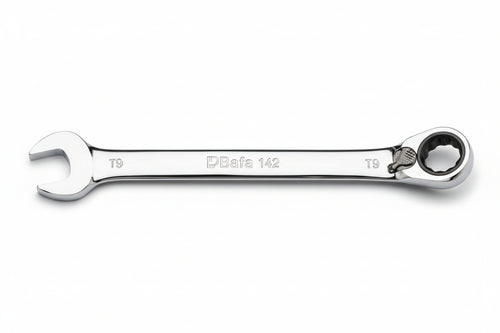 Chiavi Combinate A Cricchetto Cromate Art.142- - Mm.15X15 - 2 Pezzi Beta