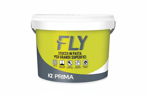 K2 Fly Stucco In Pasta Per Grandi Superfici In Barattolo- - Kg.4 - 1 Pezzi K2