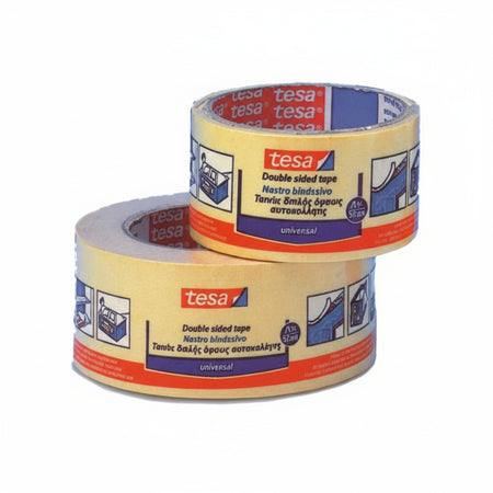 Nastro Biadesivo- - Mm.50H. In Rotoli Da Mt.10 - 6 Pezzi Tesa