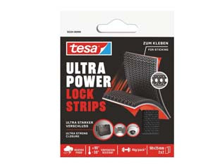 Nastro Adesivo Ultra Power Lock Strisce 55234- - Mm.25H. In Rotoli Da Mt.50 - 12 Pezzi Tesa