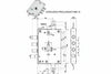 Serratura Triplice Appl. Scrocco Cil.Eur. 85571/37 Catenaccio + 10- - Mm.63 Sx (85571S37An) - 1 Pezzi Mottura