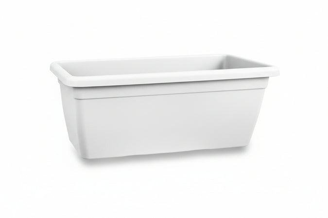 Fioriera Rettangolare 'Anthea' Cm 80X40X34H - Col. Bianco