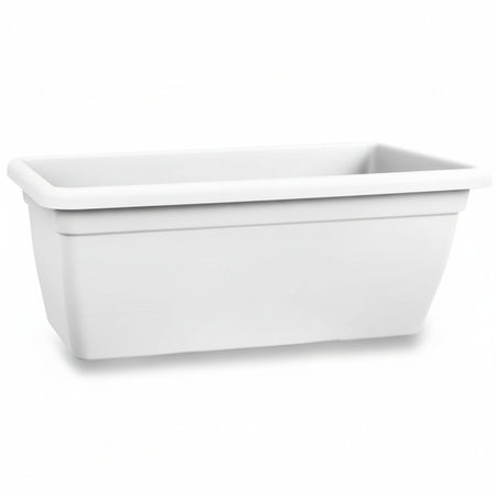 Fioriera Rettangolare 'Anthea' Cm 60X32X28H - Col. Bianco
