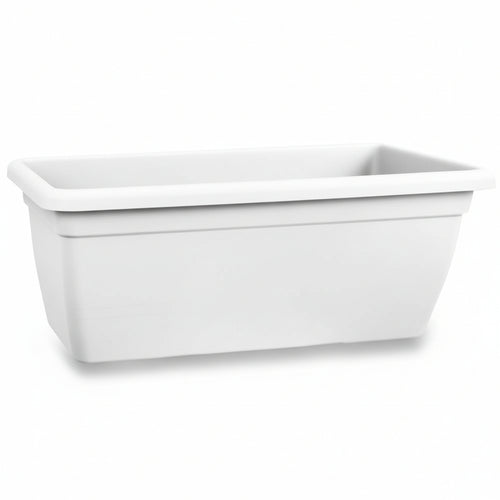 Fioriera Rettangolare 'Anthea' Cm 60X32X28H - Col. Bianco