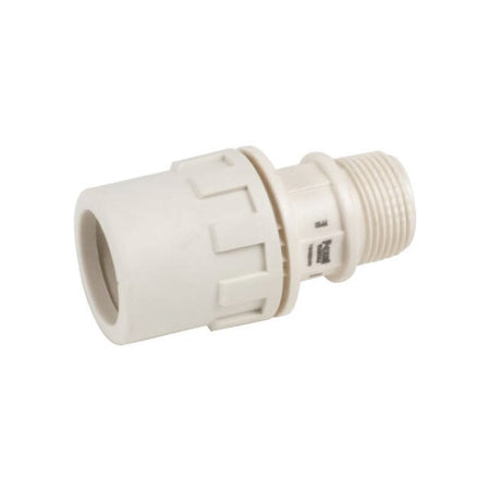 Raccordo Diritto Maschio A Passaggio Totale Connessione Mediante Bicchieratura In Tecnopolimero Seri - 20X2 - 3/4 - Vil