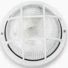 Plafoniera Tonda 'Efesto' Con Griglia Colore Bianco