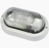 Plafoniera Ovale 'Efesto' Colore Bianco