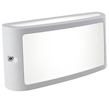 Applique Led 'Screen' Bianco Per Esterno Balcone E Giardino 10 Watt Sovil