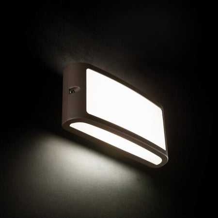 Applique Led 'Screen' Bianco Per Esterno Balcone E Giardino 10 Watt Sovil