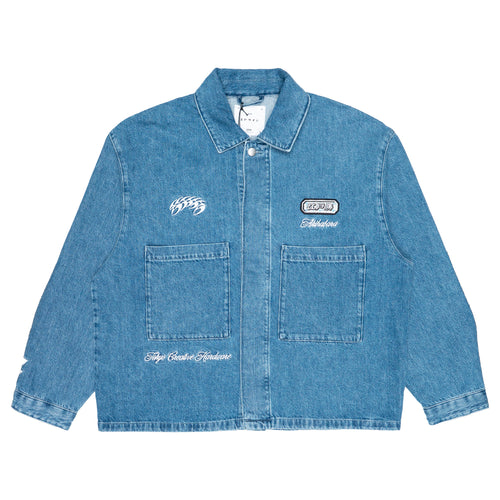 EDWIN Jacket Uomo Edwin OSHINO UNIFORM light stone washed da uomo