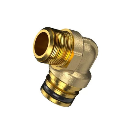 Raccordo Curvo 90 ° Filettato Maschio Attacco Fastec - Maschio 1/2 - Attacco Fastec - Tec