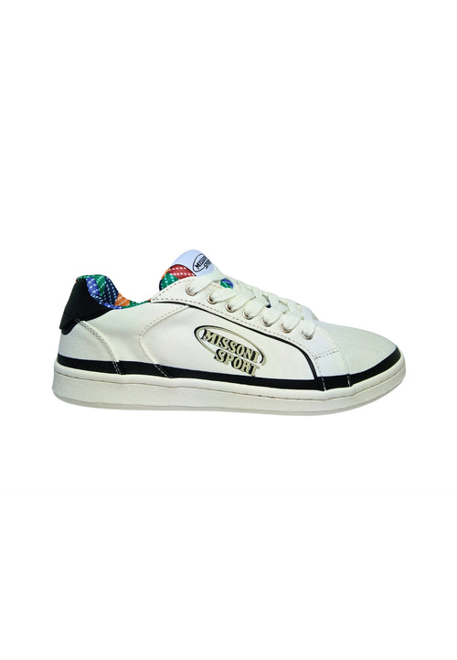 MISSONI SPORT Scarpe Adulto unisex Missoni Sport Sneakers basse White+black da uomo