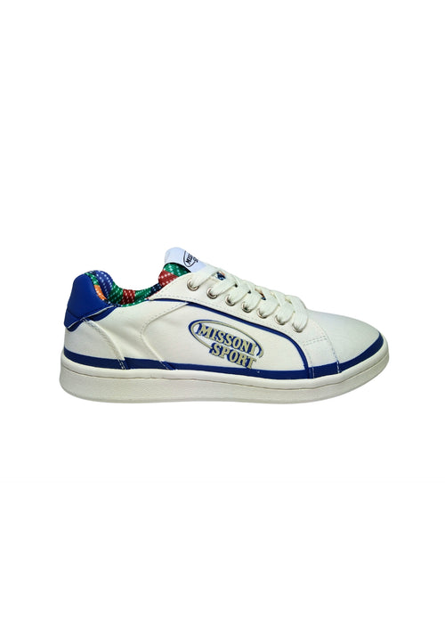 MISSONI SPORT Scarpe Adulto unisex Missoni Sport Sneakers basse White+blue da uomo