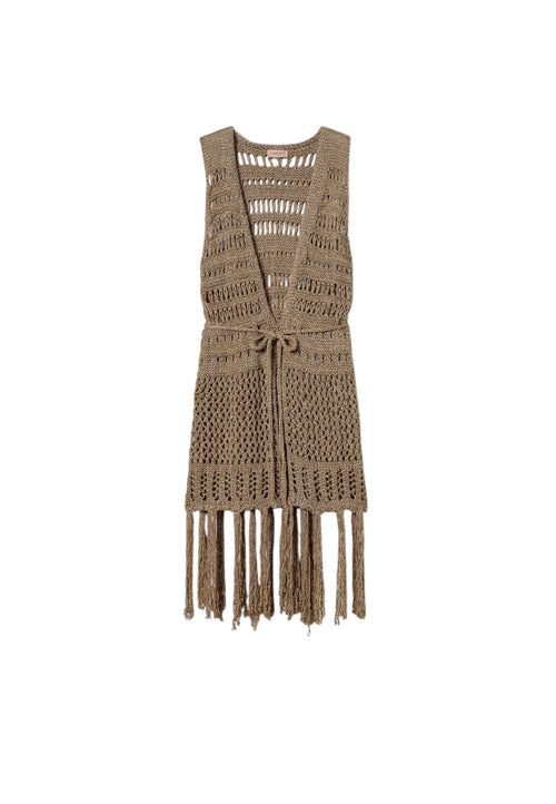 TWINSET Gilet Donna Twinset 251ta4360-oro da donna