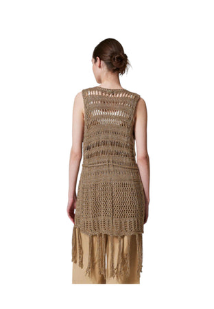 TWINSET Gilet Donna Twinset 251ta4360-oro da donna