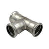 Raccordo A T A Pressare Intermedio In Acciaio Inox Serie Inoxpress Uniko - Ø22 - Rmr