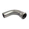 Raccordo Curvo 90 ° A Pressare In Acciaio Inox Maschio Femmina Serie Inoxpres Uniko - Ee ¸35 - Rmr
