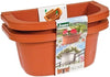Fioriera Doppia Klunia 40Cm Terracotta- 1,0 Confezione